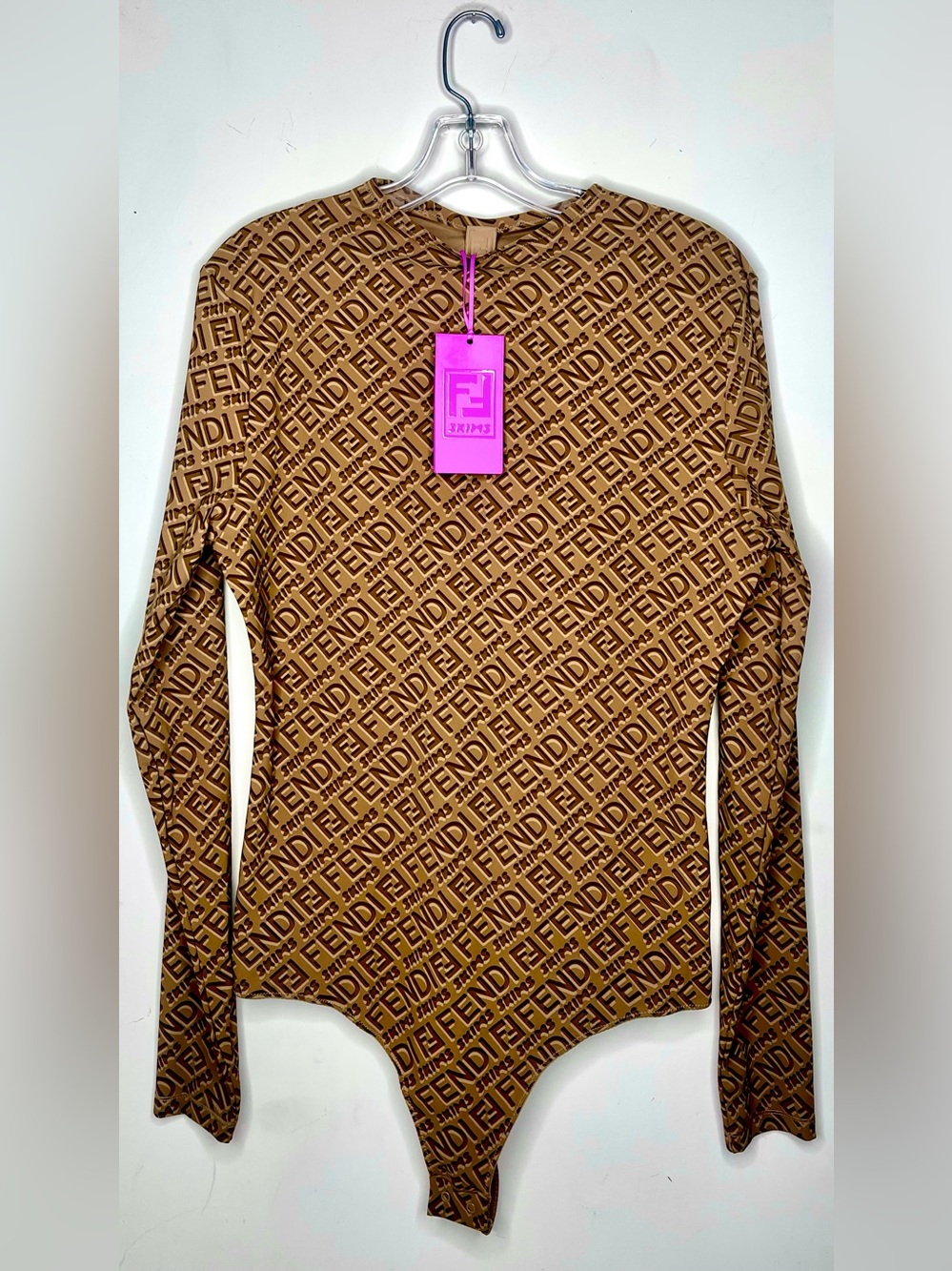 *NEW* FENDI x SKIMS mock neck long sleeve sculpting bodysuit